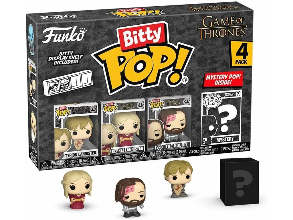 Funko Pop Bitty Game of Thrones Pack 4 Mini Figuras com Tyrion Lannister