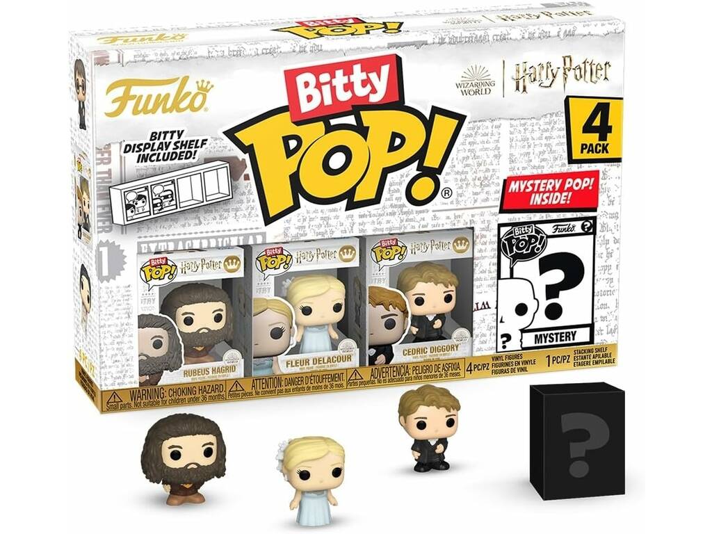 Funko Pop Bitty Harry Potter 4 Pack Mini Figures avec Rubeus Hagrid