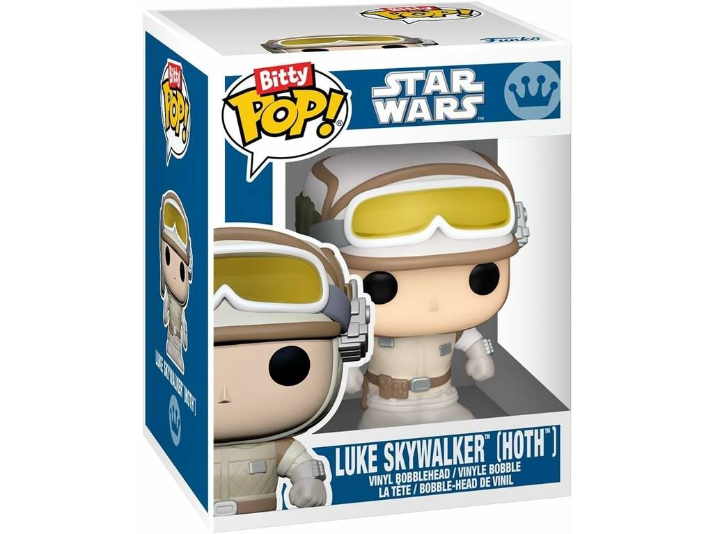 Funko Pop Bitty Star Wars Pack 4 Mini Figure con Luke Skywalker di Hoth