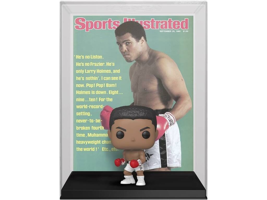 Funko Pop Sports Illustrated Figura di Muhammad Ali con copertina