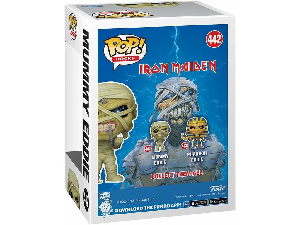 Funko Pop Rocks Iron Maiden Figura Mummia Eddie