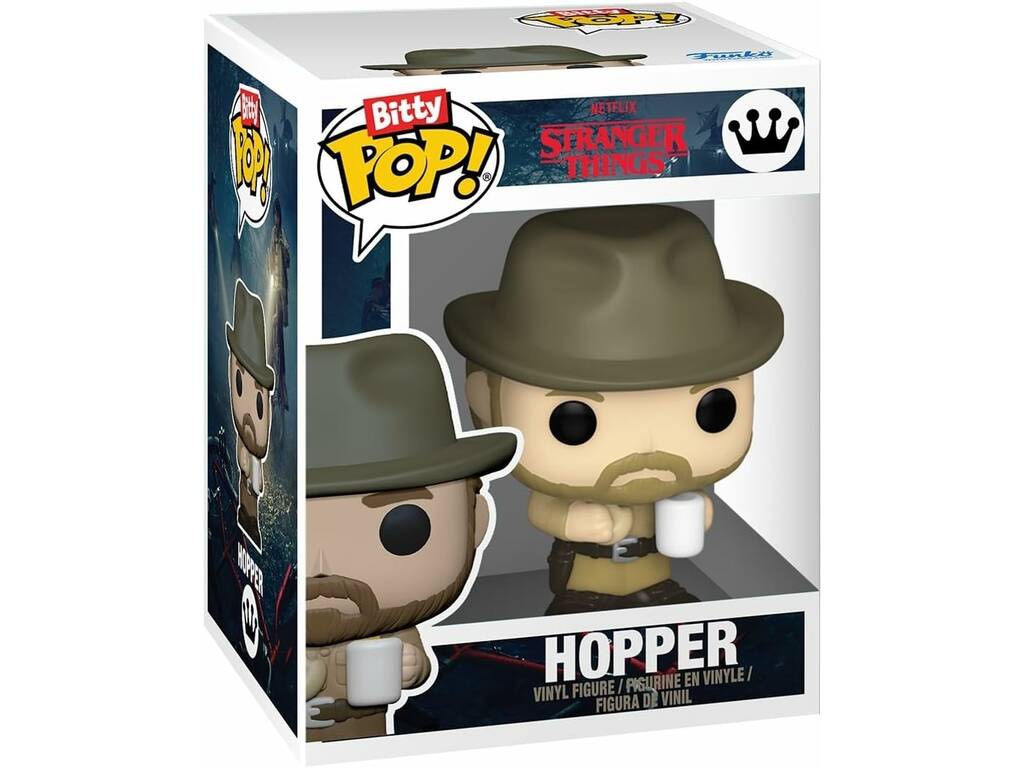 Funko Pop Bitty Stranger Things Pack 4 Mini Figure con Hopper