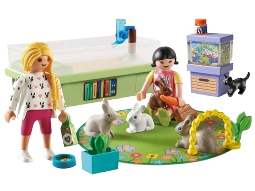 Playmobil My Life Starter Pack Família de Coelhos