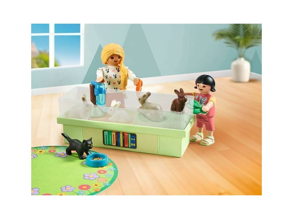 Playmobil My Life Starter Pack Família de Coelhos