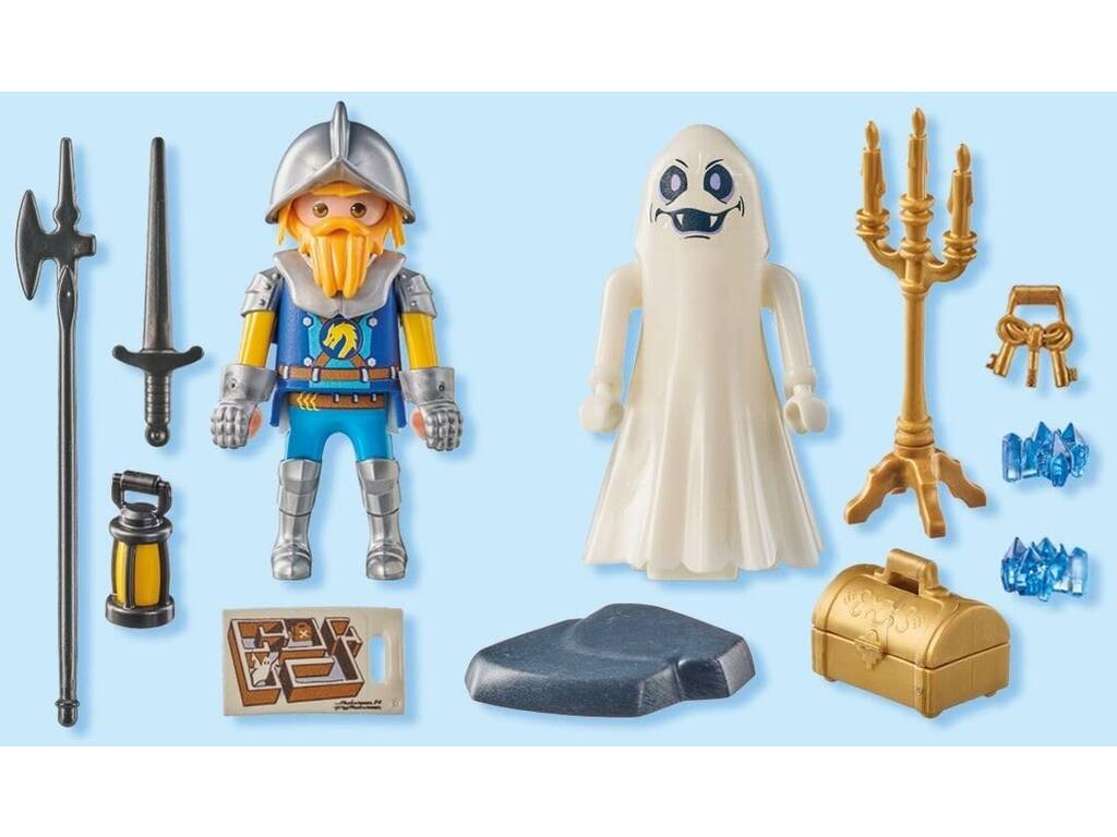 Playmobil Novelmore Starter Pack Fantôme et Chevalier Novelmore