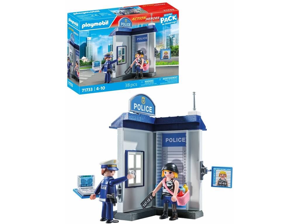 Playmobil Action Heroes Starter Pack Stazione di polizia
