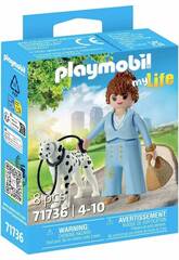 imagen Playmobil Collezionabili Cuccioli Manager con Dalmata