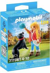 imagen Playmobil My Life Donna con cane da montagna