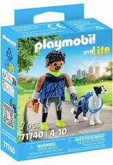 imagen Playmobil My Life Runner con Border Collie