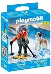 Playmobil My Life Caminhante com São Bernardo