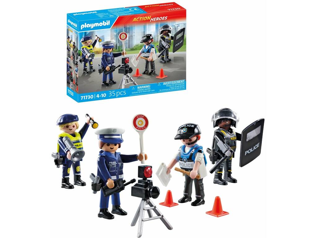Playmobil Action Heroes Set Figure di poliziotti