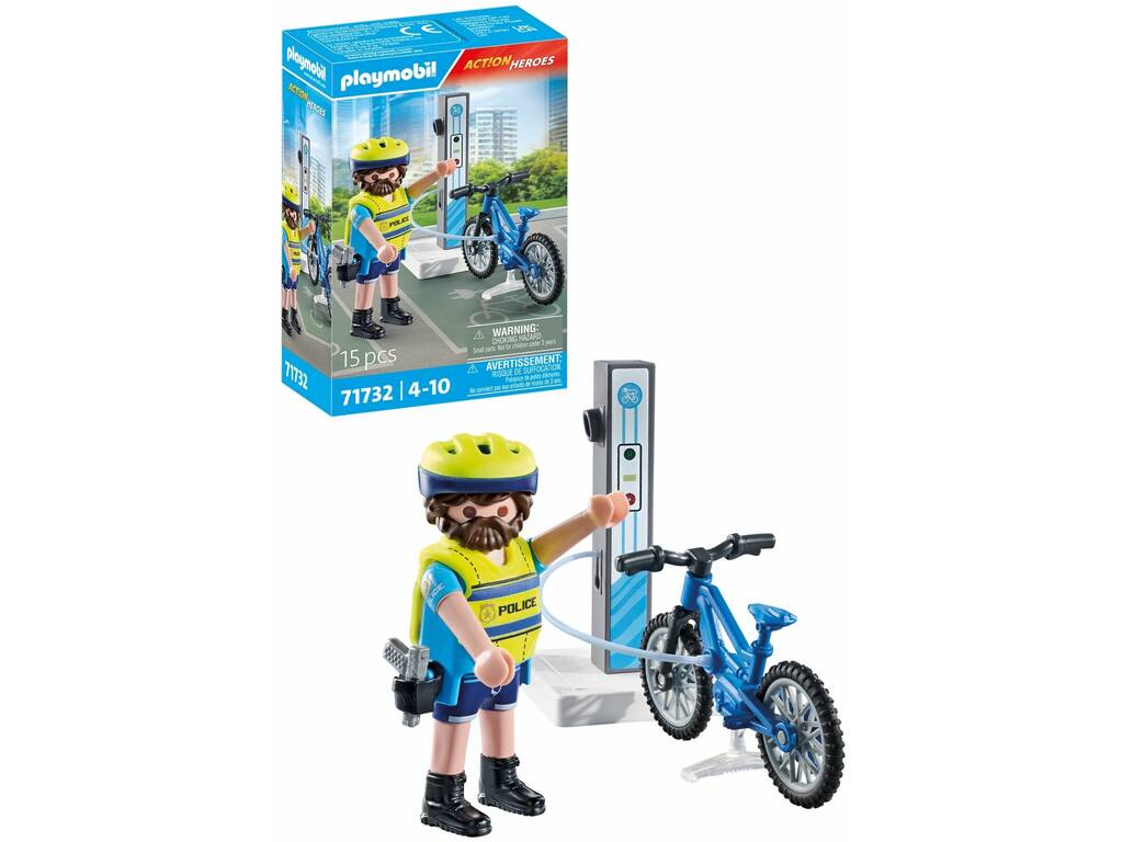 Playmobil Action Heroes Patrouille à vélo