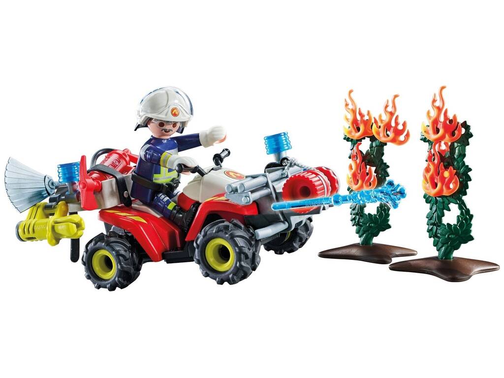 Playmobil Action Heroes Quad dei Pompieri