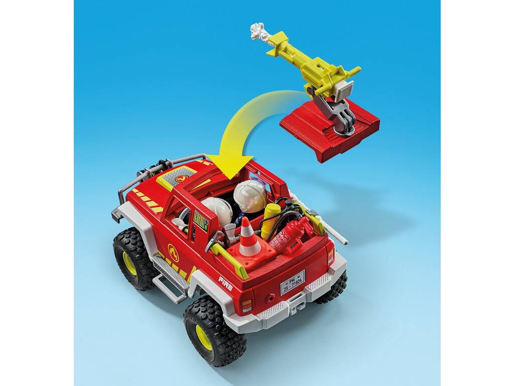Playmobil Action Heroes Camion dei Pompieri