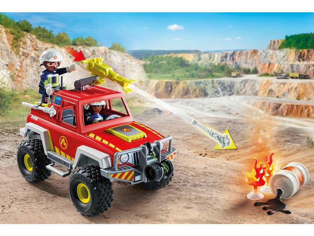 Playmobil Action Heroes Camion dei Pompieri