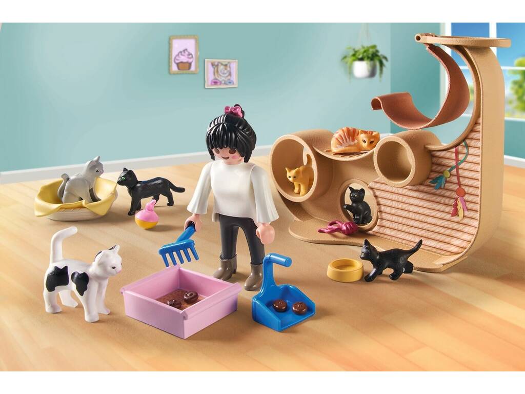 Playmobil My Life Cafeteria para Gatos