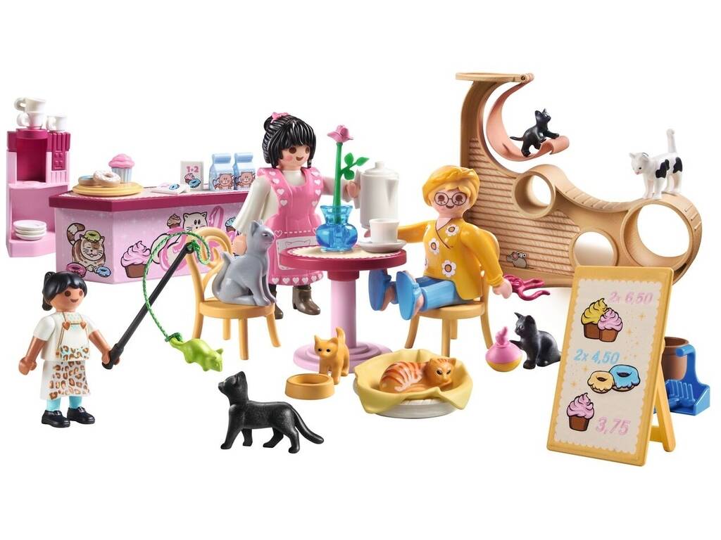 Playmobil My Life Cafeteria para Gatos