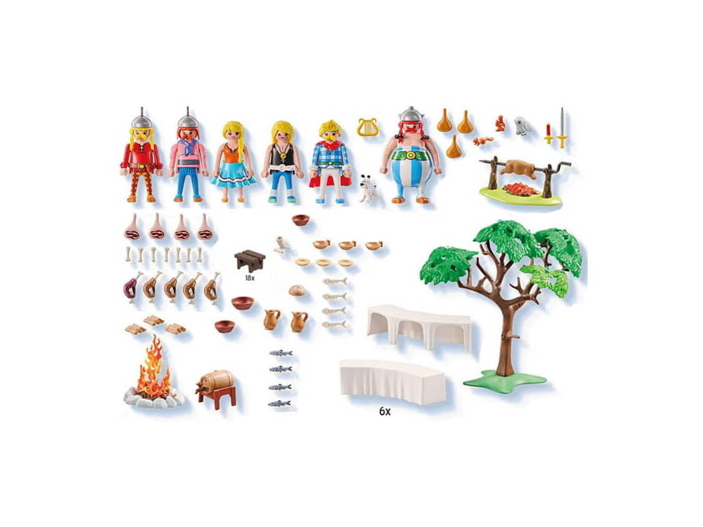 Playmobil Astérix O Banquete da Aldeia