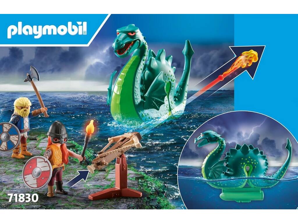 Playmobil Promo Pack Vichinghi con Mostro Marino