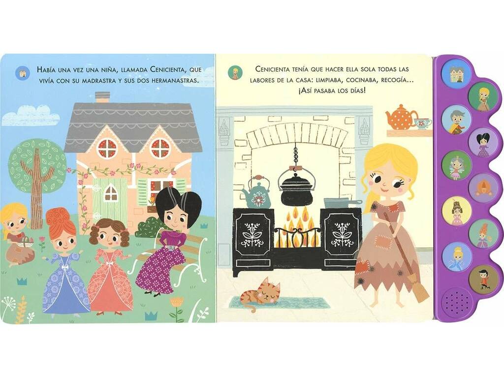 Libro Ascolta la fiaba di Cenerentola con i suoni