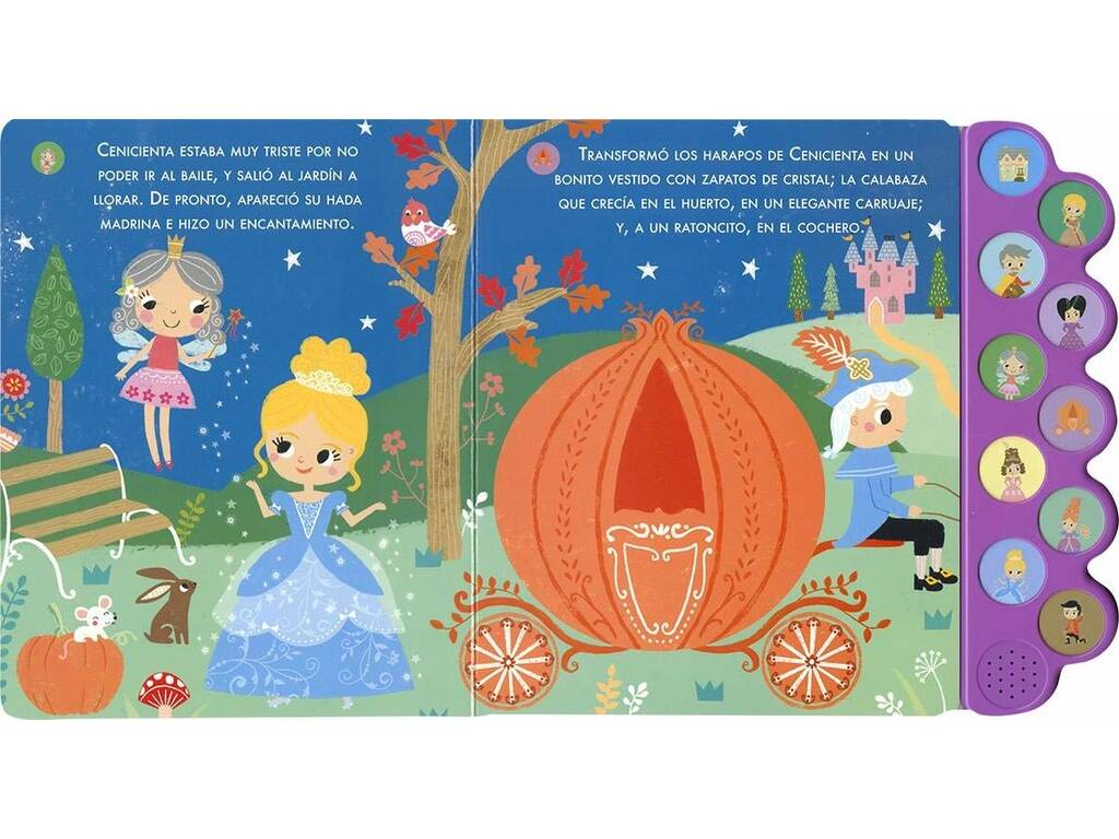 Libro Ascolta la fiaba di Cenerentola con i suoni