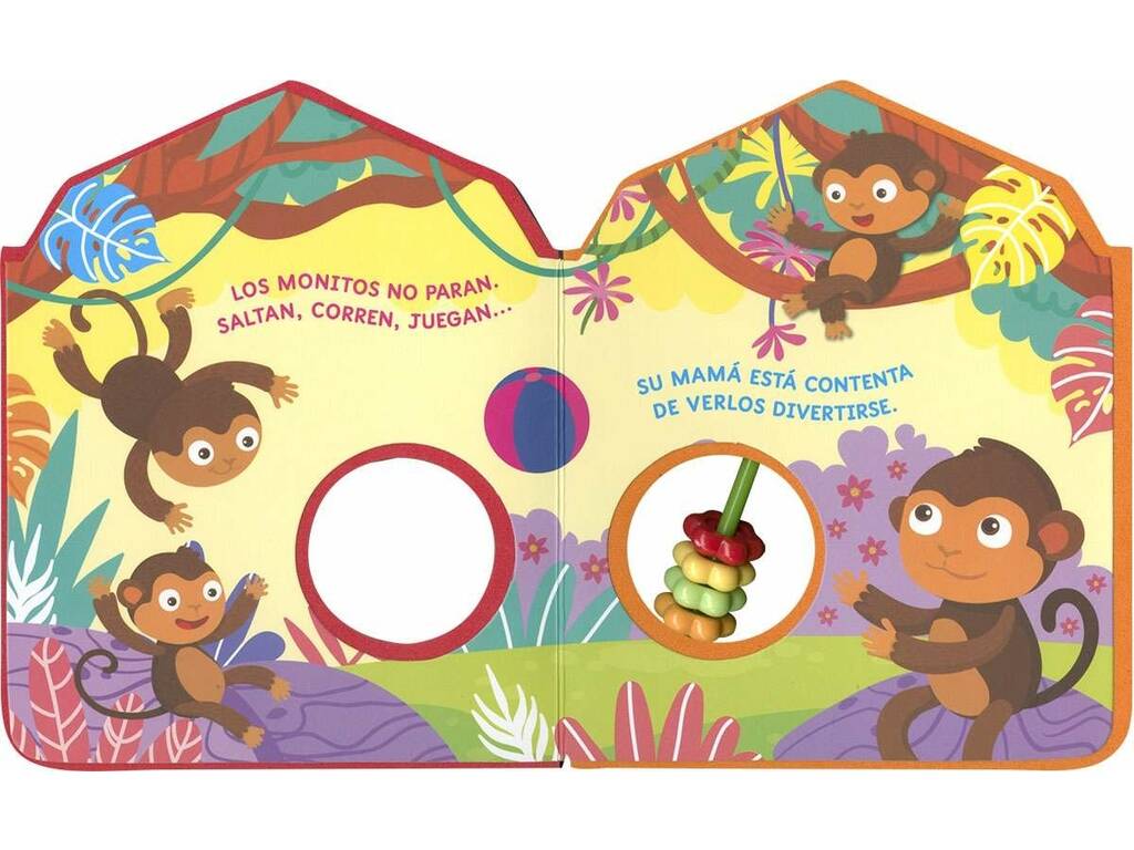 Libro con sonaglio Animali selvatici
