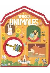 Libro con sonaglio Amici animali