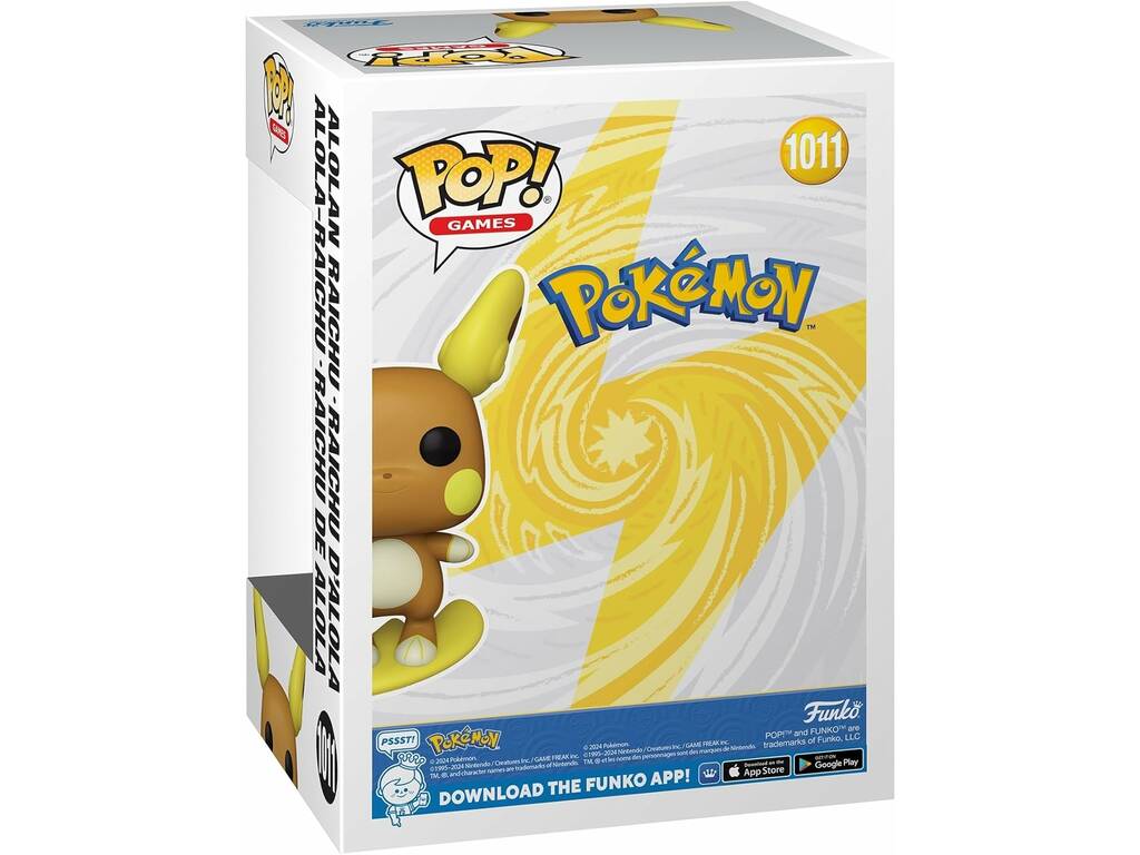 Figurine Funko Pop Jeux Pokémon Alola Raichu