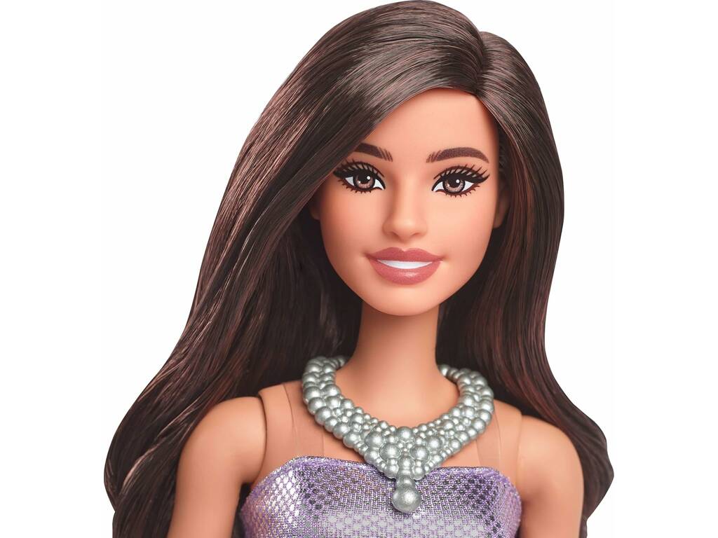 Barbie Bambola con vestito lilla