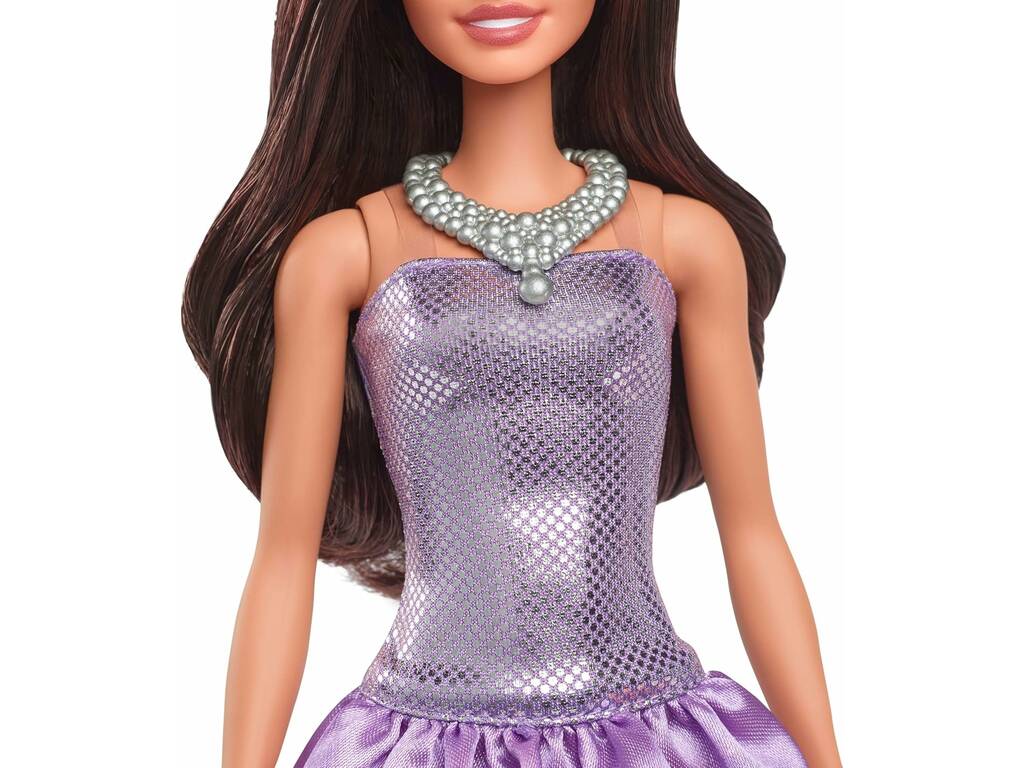 Barbie Bambola con vestito lilla