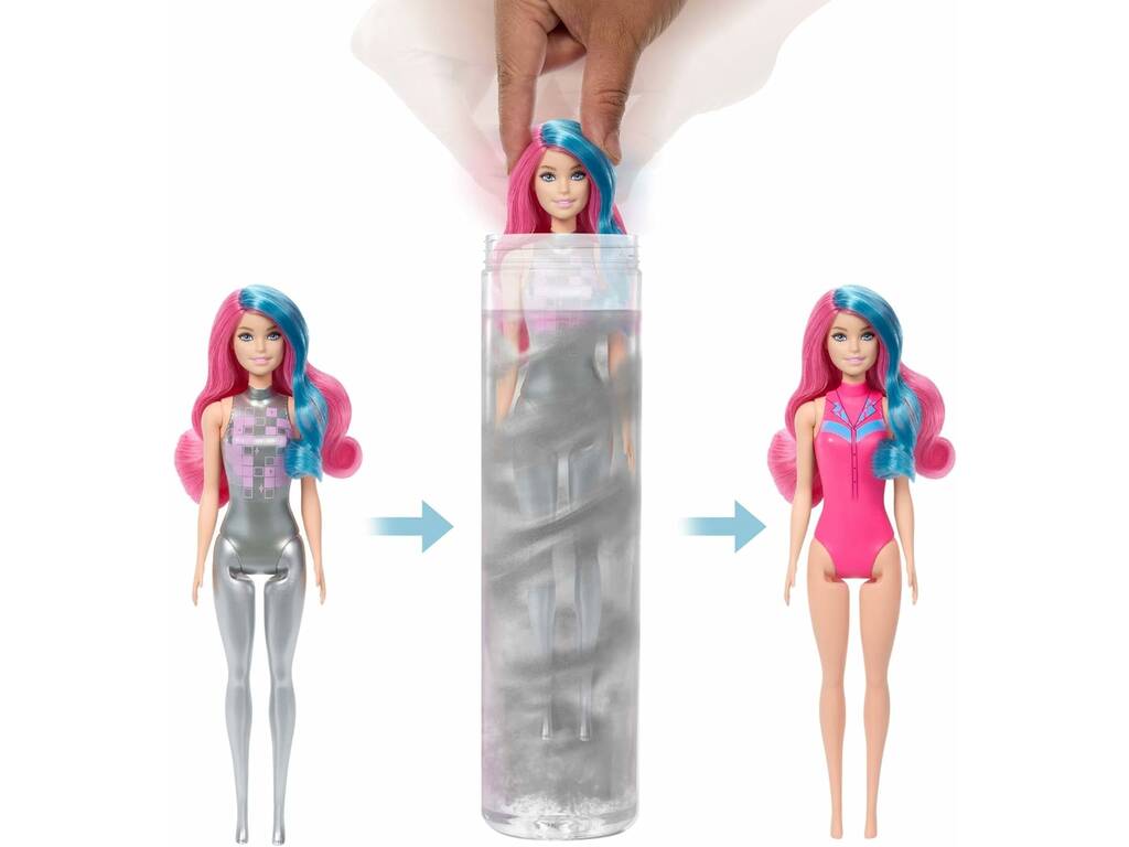 Barbie Color Reveal Disco Star Bambola a sorpresa con accessori