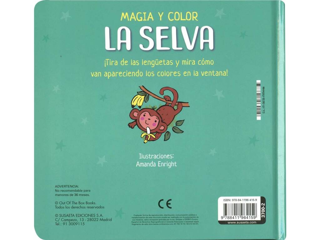 Libro Magia e Colore La Giungla