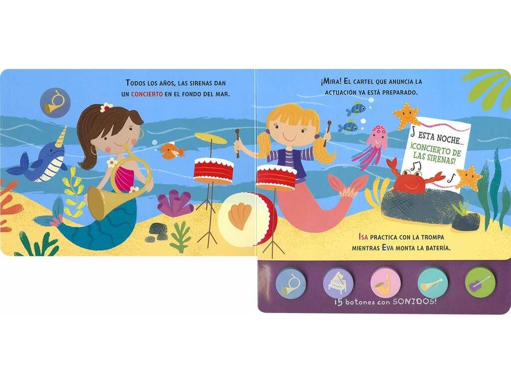 Libro Cinque suoni Le sirene con i pulsanti