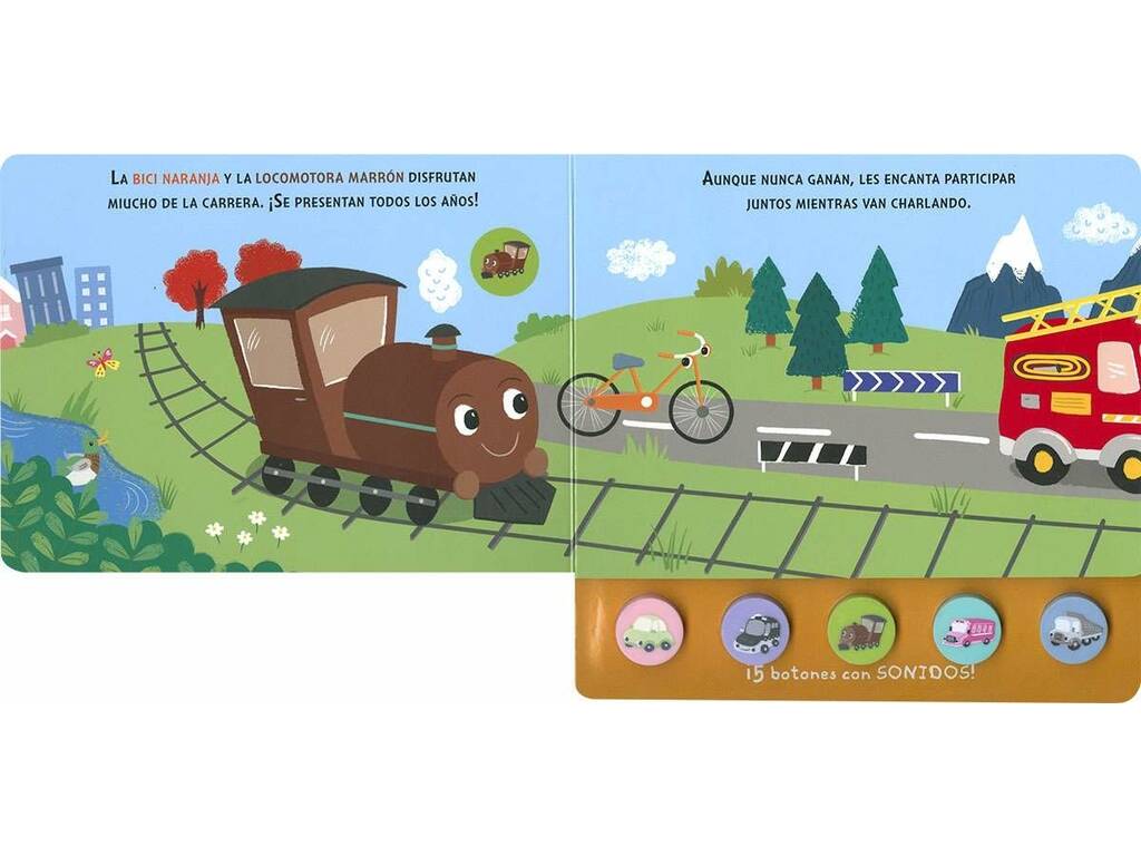 Libro 5 suoni La corsa con i bottoni