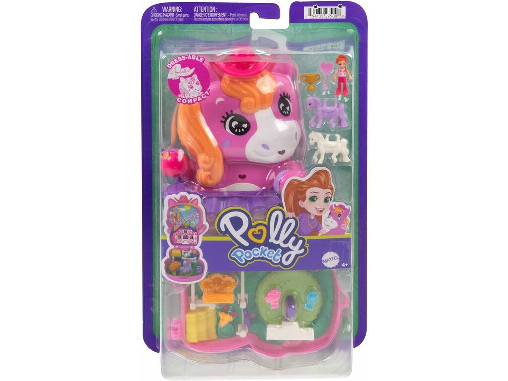 Polly Pocket Astuccio Animale con figura e accessori