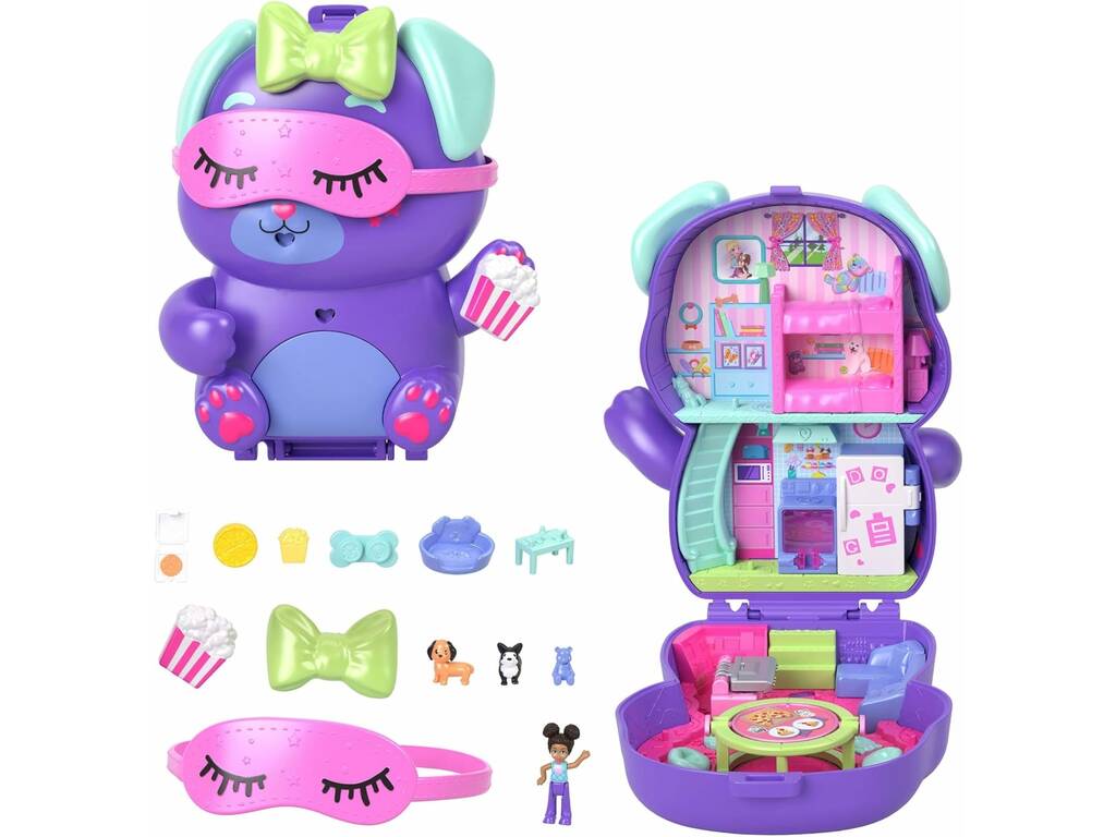 Polly Pocket Astuccio Animale con figura e accessori