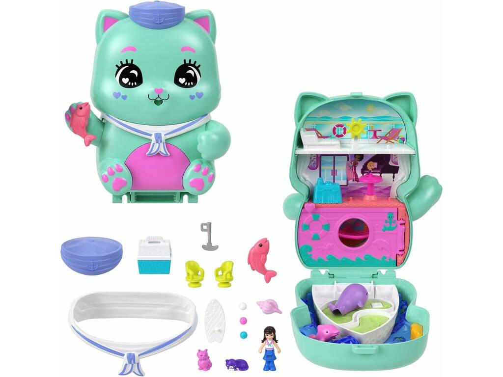 Polly Pocket Astuccio Animale con figura e accessori