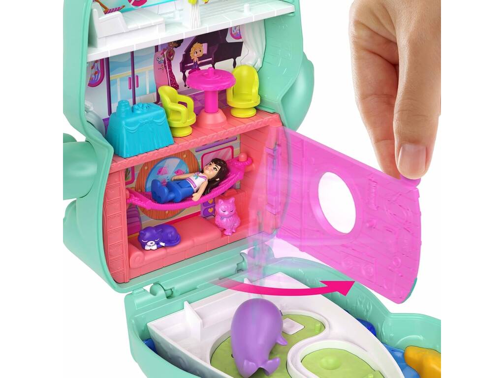 Polly Pocket Astuccio Animale con figura e accessori