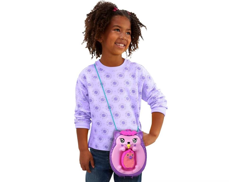 Polly Pocket Playset Borsa Mamma e Bebè riccio 2 in 1
