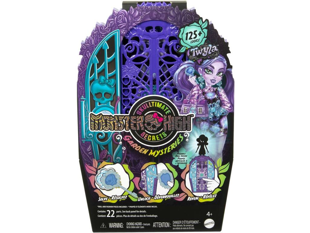 Monster High Skulltimate Secrets Garden Mysteries Muñeca Twyla con Armario