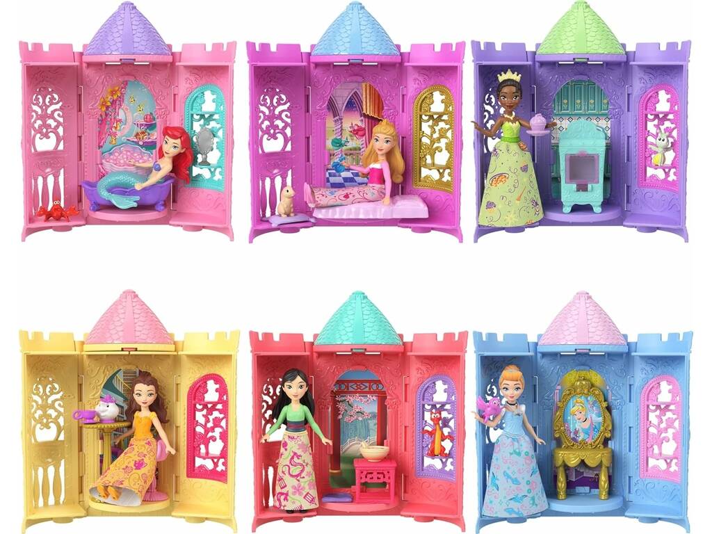 Principesse Disney Torre Sorpresa con Mini Bambola e Sorprese