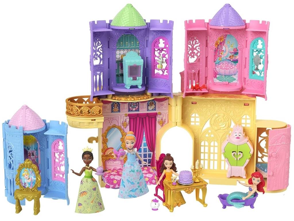 Principesse Disney Torre Sorpresa con Mini Bambola e Sorprese