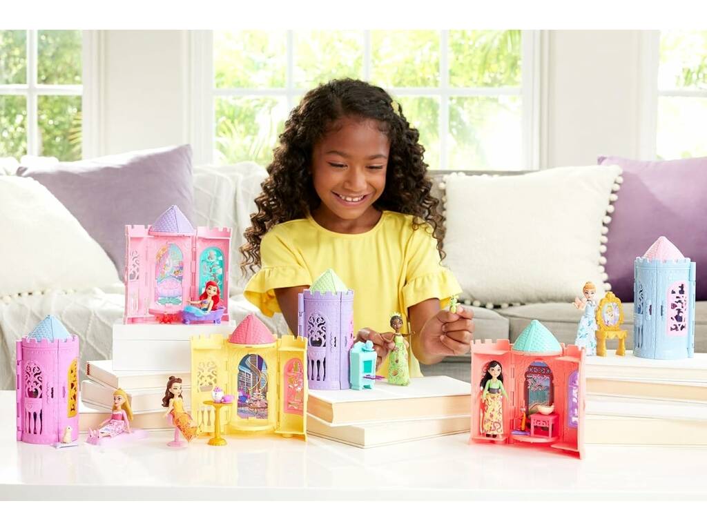 Principesse Disney Torre Sorpresa con Mini Bambola e Sorprese