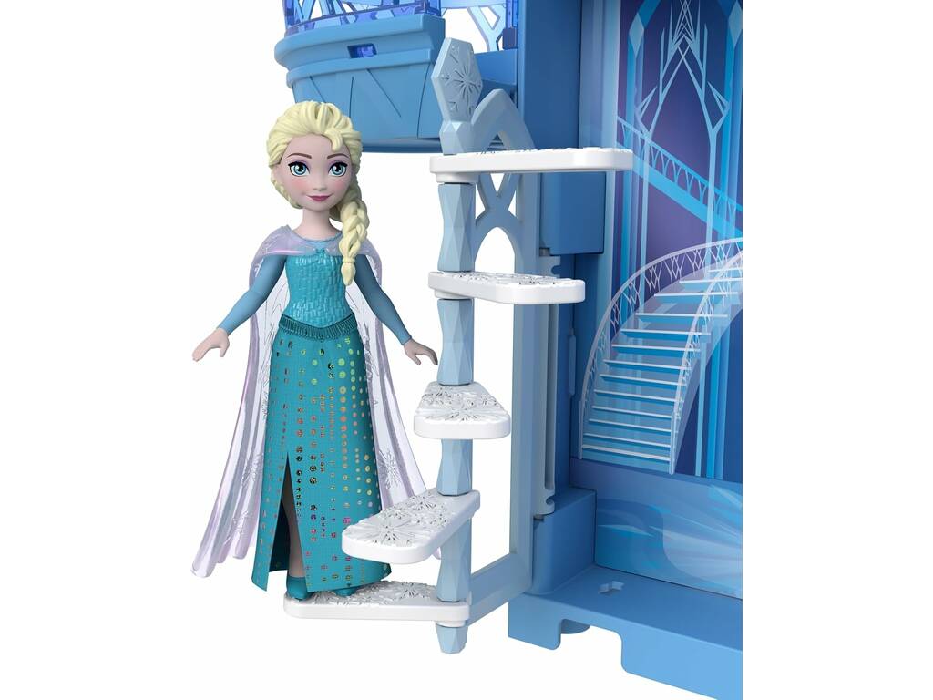 Disney Frozen Castello di Ghiaccio con bambola Elsa, Olaf e accessori