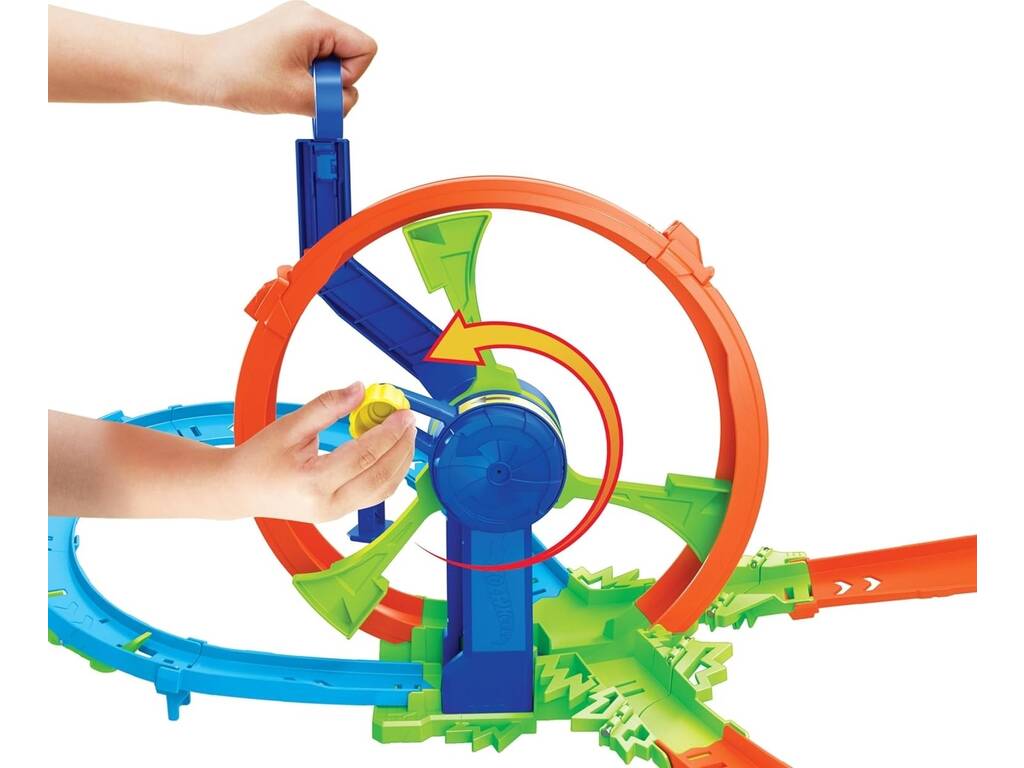 Hot Wheels Stunt Tracks Turbine Challenge Circuit