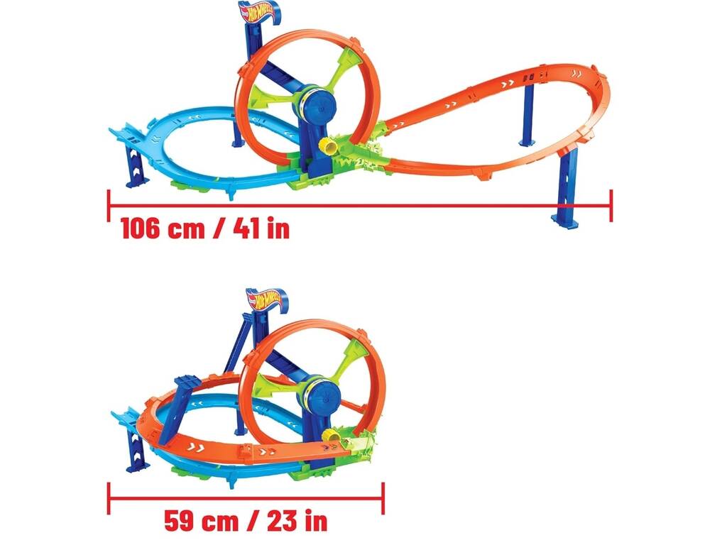 Hot Wheels Stunt Tracks Turbine Challenge Circuit