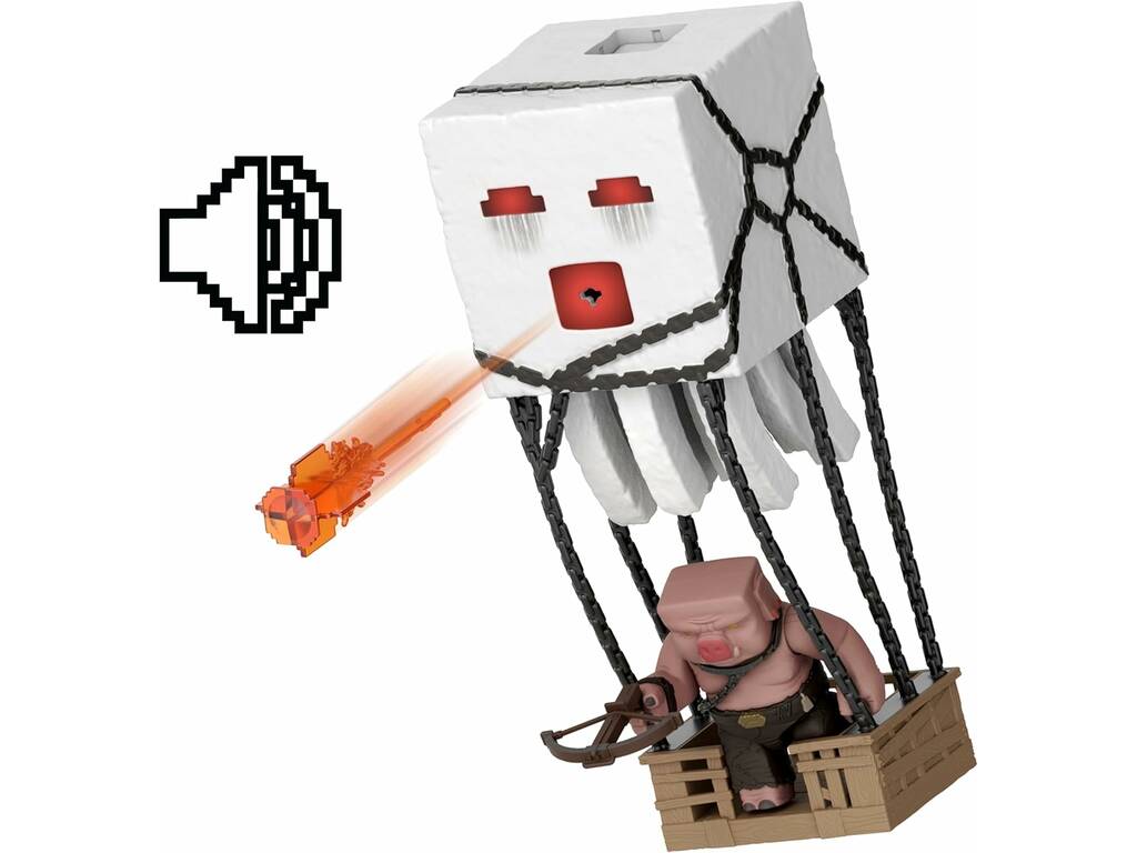 Minecraft Movie Ghast d'attacco con Proiettili