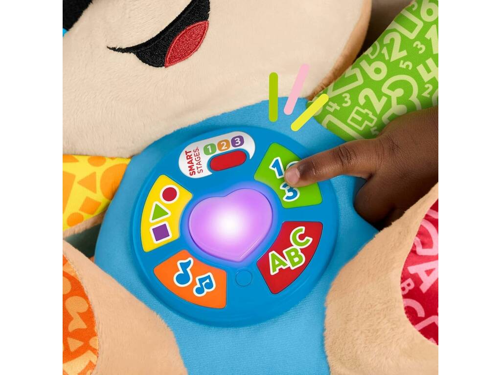 Fisher Price Peluche Interattivo Ridi e Impara Cagnolino Smart Stages