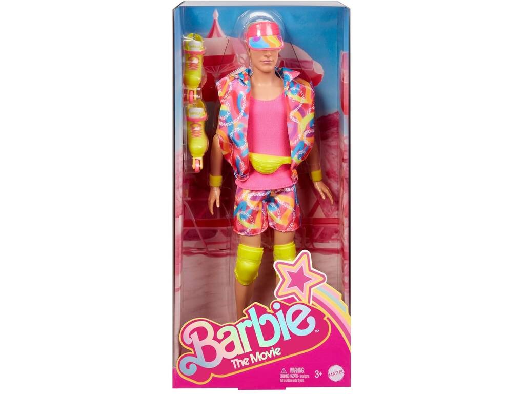 Barbie The Movie Bambola Ken Skateboarding