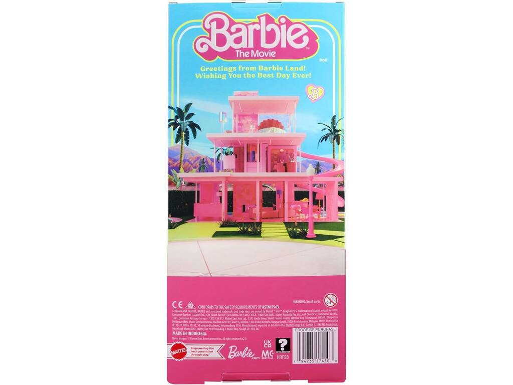 Barbie The Movie Bambola Ken Skateboarding